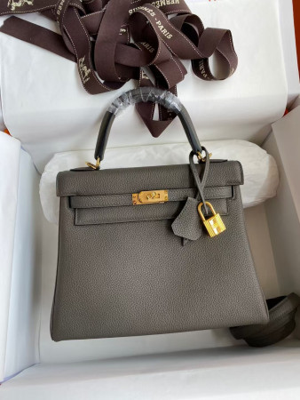 H**mes kelly gold-tone hardware 25 28