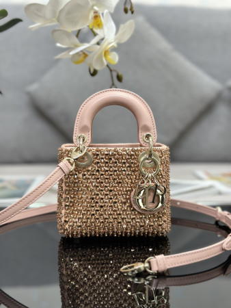 lady D*or ultra-mini embroidered micro-beads 12 x 10.2 x 5 cm