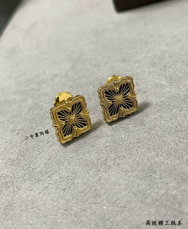 Bvcce11ati small black onyx opéra series stud earrings