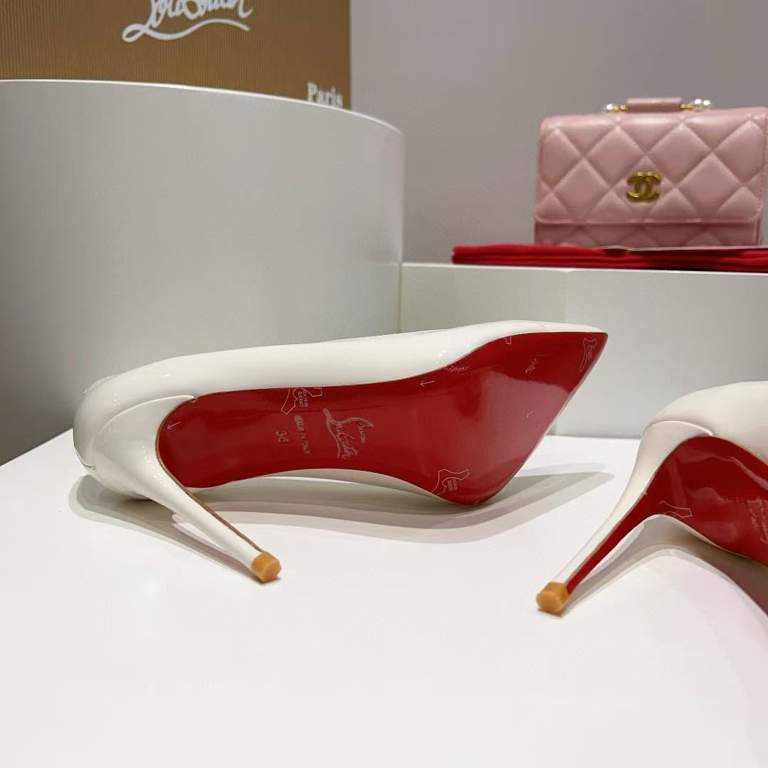 ua ch**an louboutin hot chick 10cm heel(cusT0mized about 10 days production time)