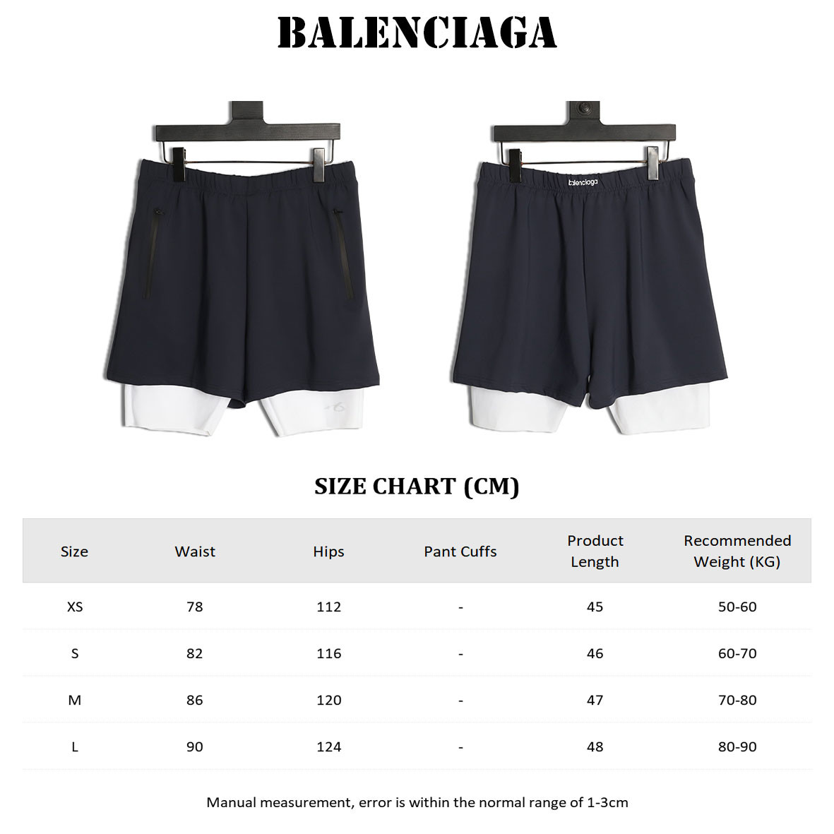 Ba*len*cia*ga blcg shorts