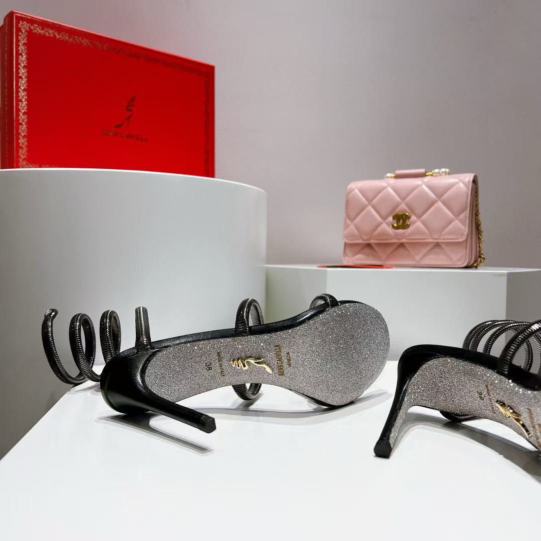 ua renÉ Ca0v1LLa cleo pumps sandals 95mm