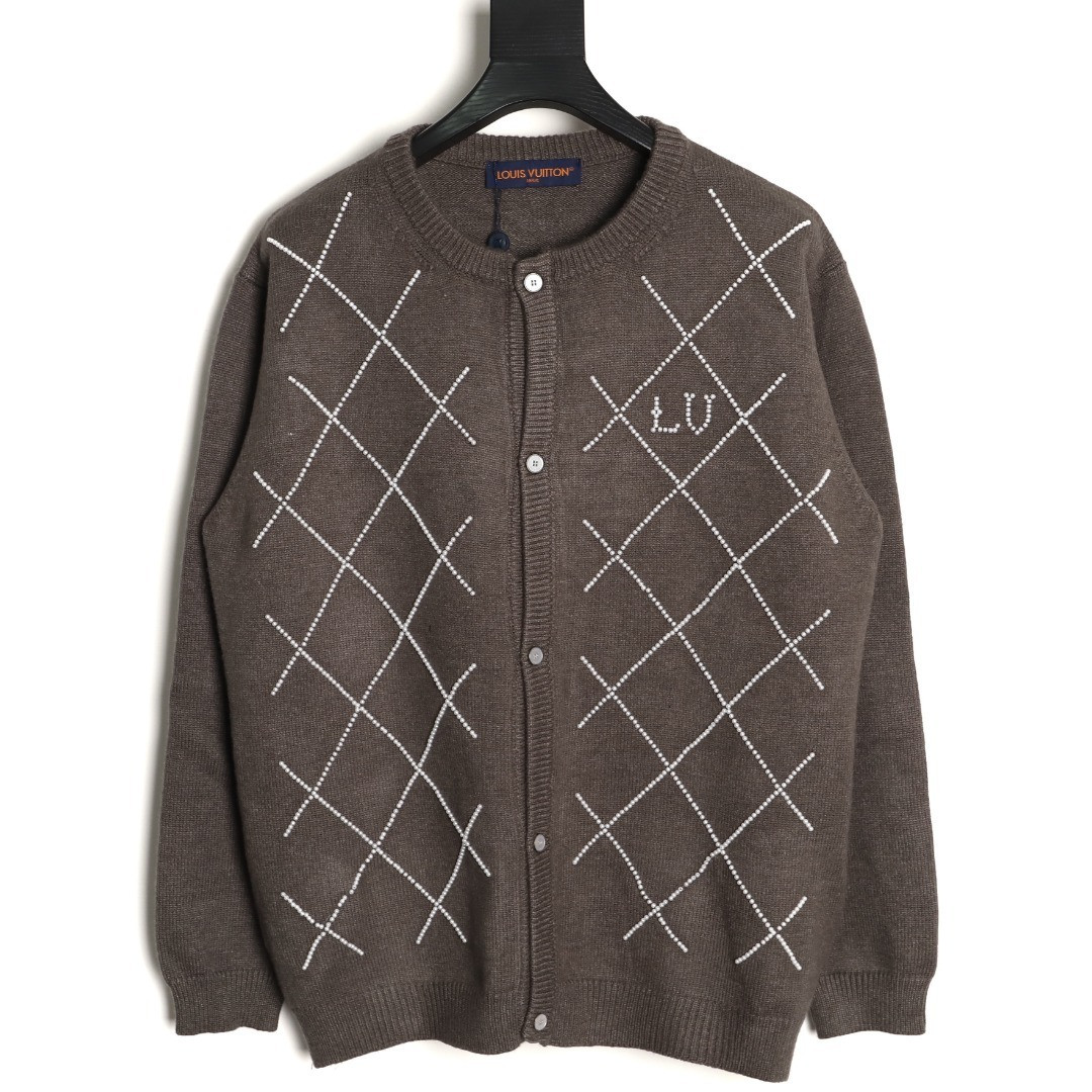 l0*is V*t0n lv knitting cardigan