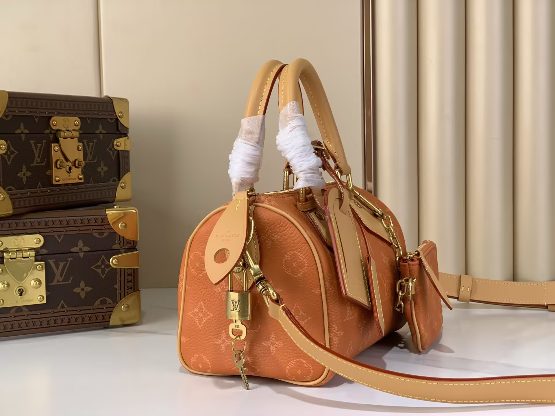 LV Speedy P9 Bandoulière 20 M28307 22x14x17.5cm