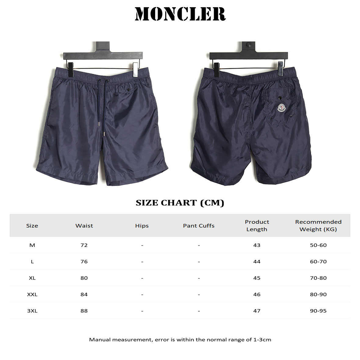 M0nc1er shorts