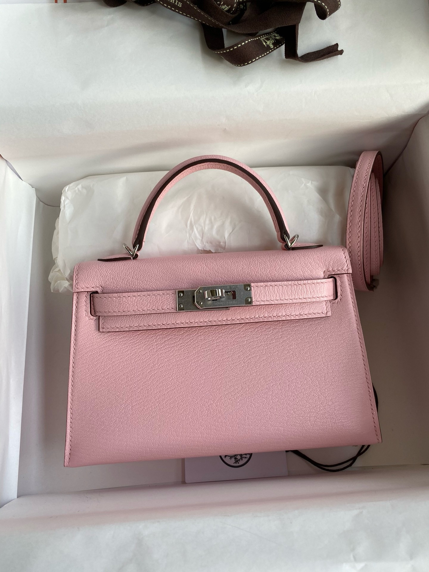 h**mes mini kelly chèvre 19 19×6×12cm (20 days for cusT0mization)
