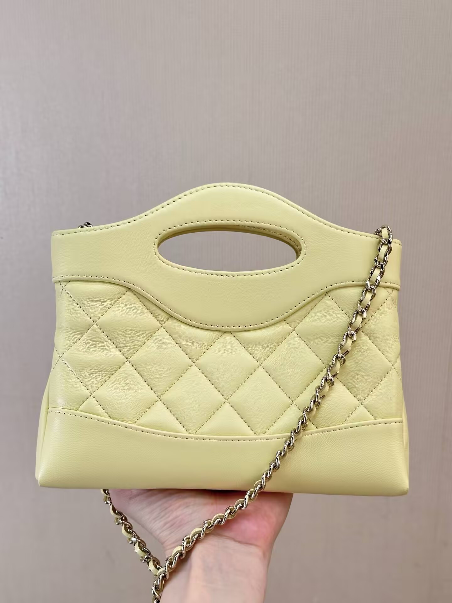 Ch*el nano chain bag 17.5x20.5cm