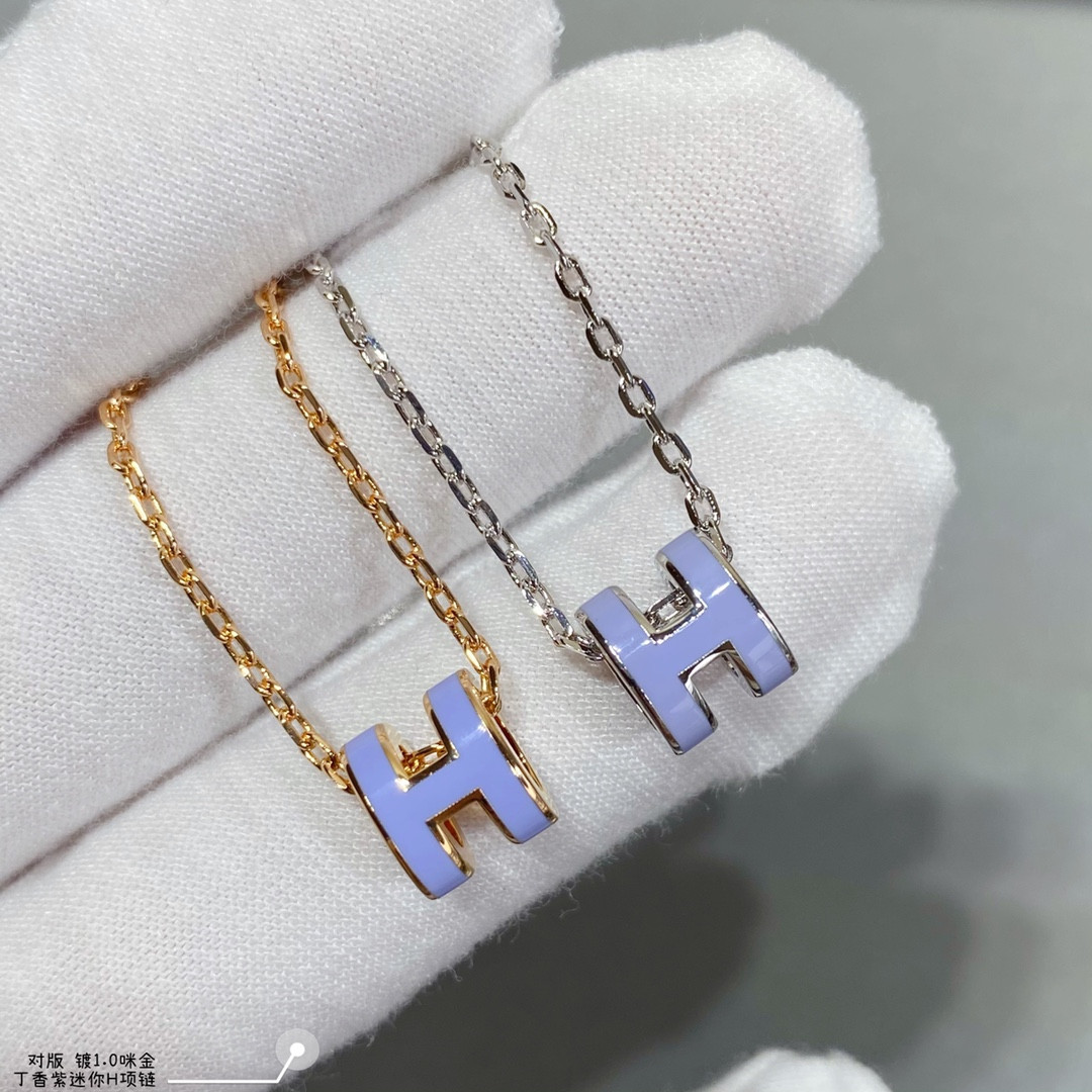 H**mes mini h linglong necklace