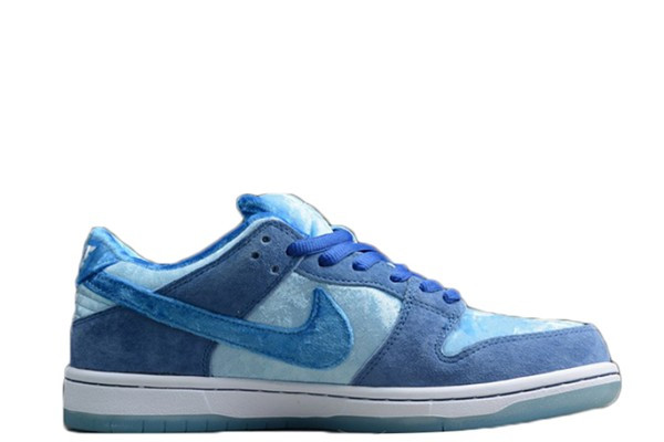 nike sb dunk low strangelove skateboards blue (cusT0mization version )