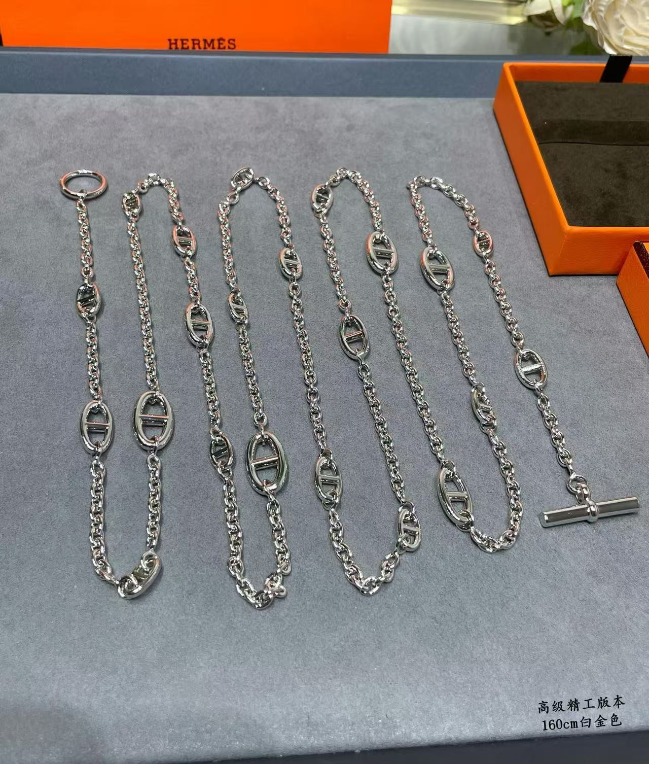 H**mes necklace chain length 160cm