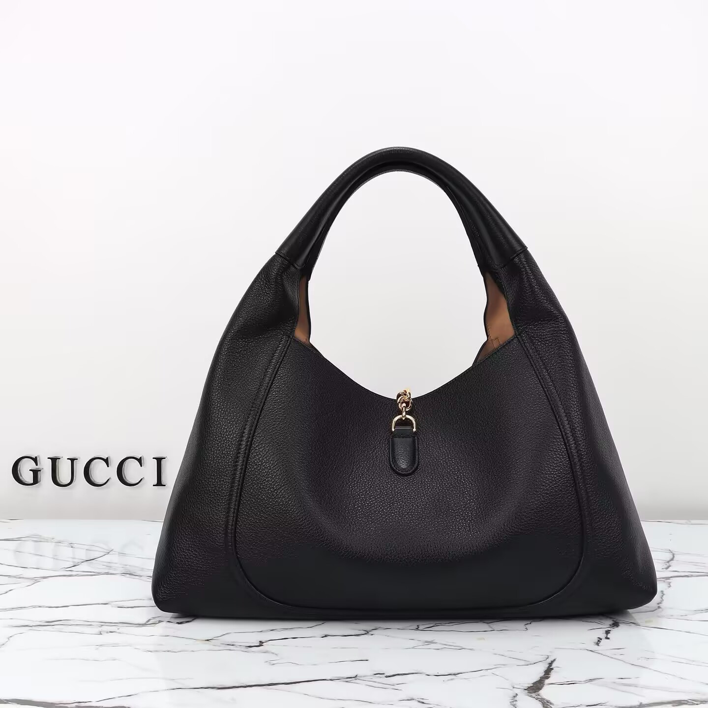 G*u*i softbit maxi shoulder bag black 46x26x16cm
