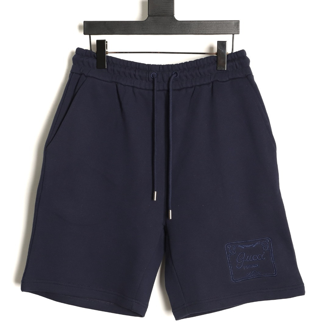 G*u*i shorts navy blue