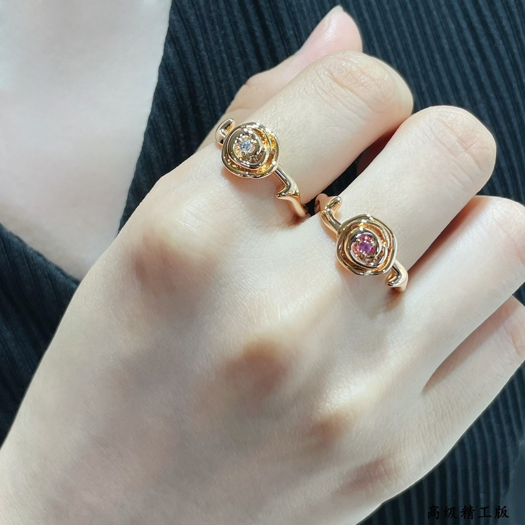 D*or small rose couture ring