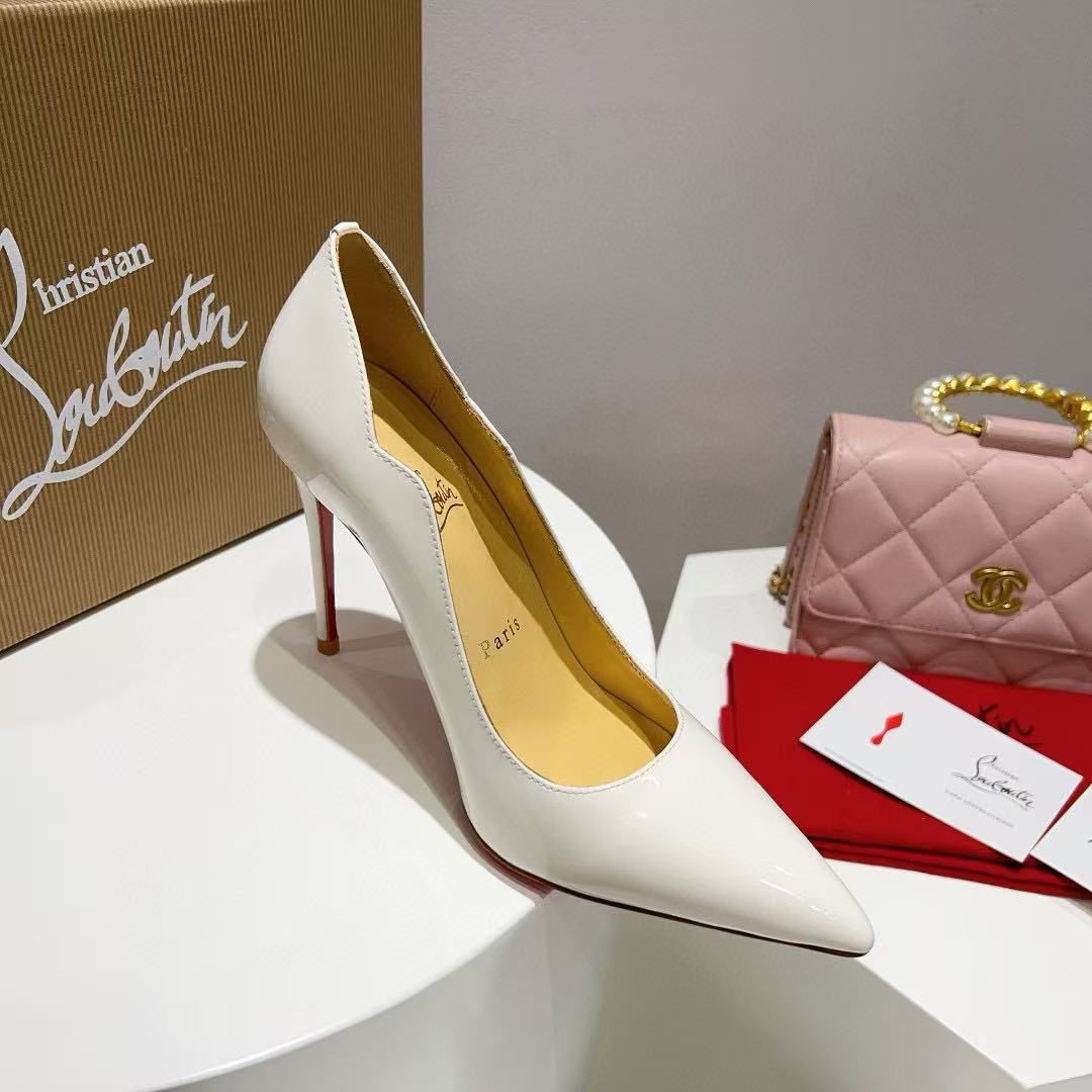 ua ch**an louboutin hot chick 10cm heel(cusT0mized about 10 days production time)
