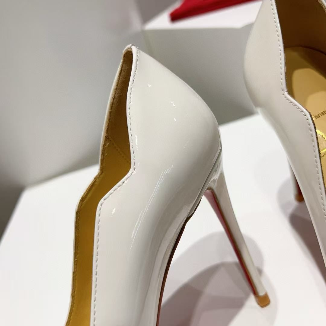 ua ch**an louboutin hot chick 10cm heel(cusT0mized about 10 days production time)