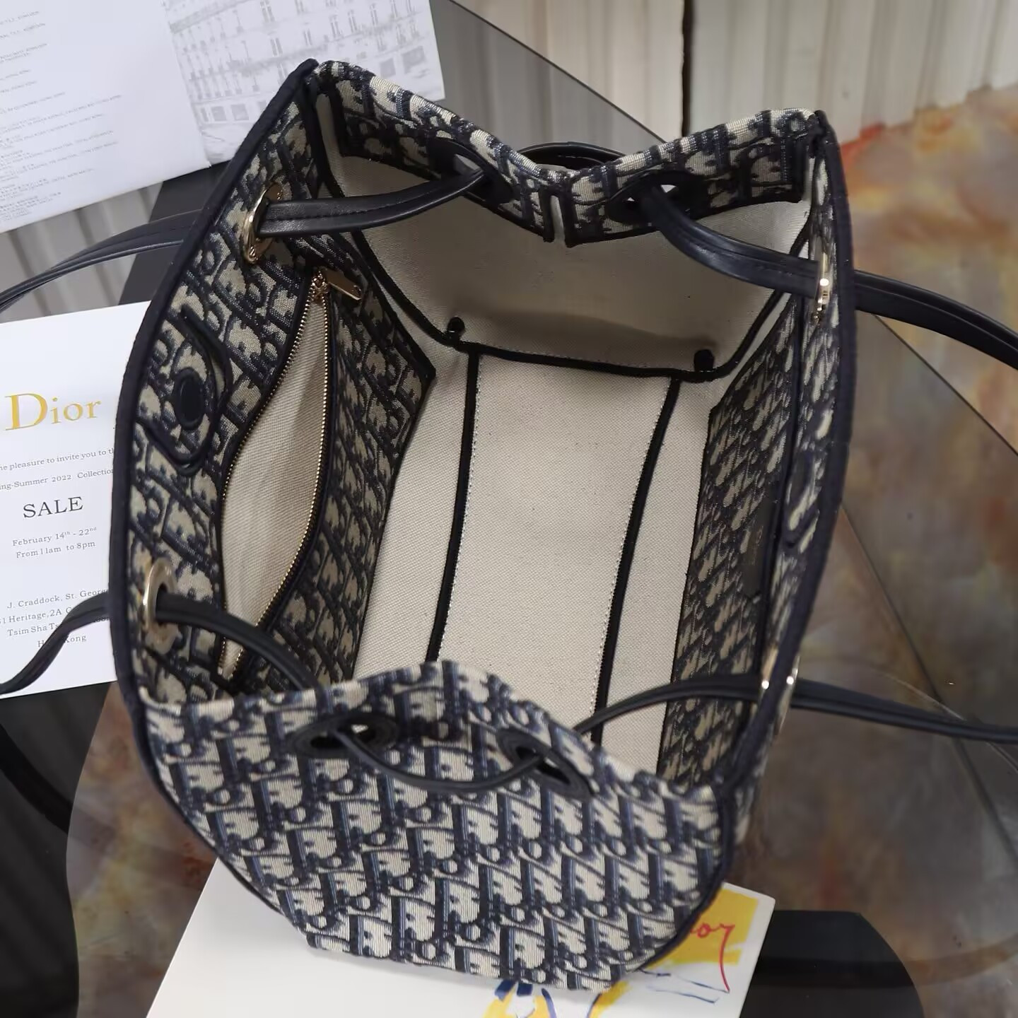 D*or small promenade shopper 27x19x13.5cm