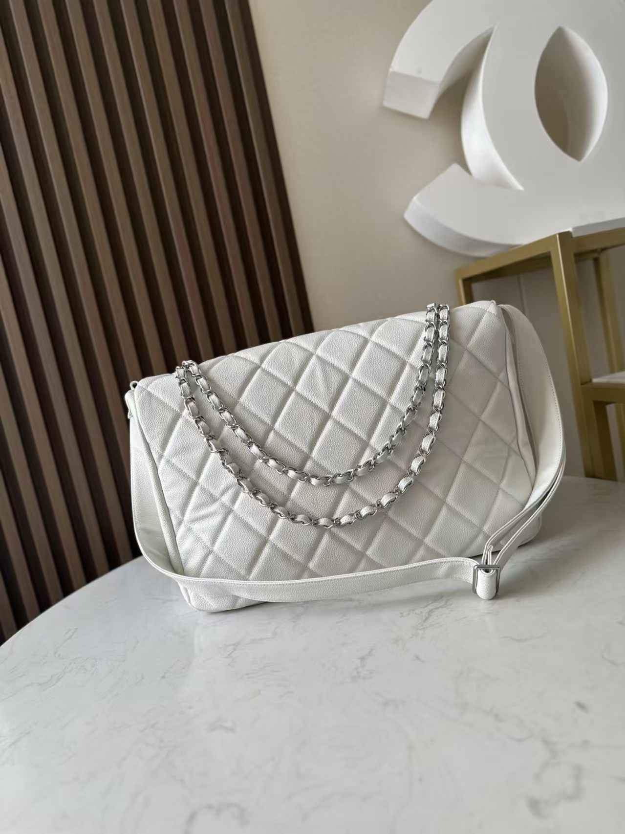 Ch*el flap bag as3373 40x30x11cm