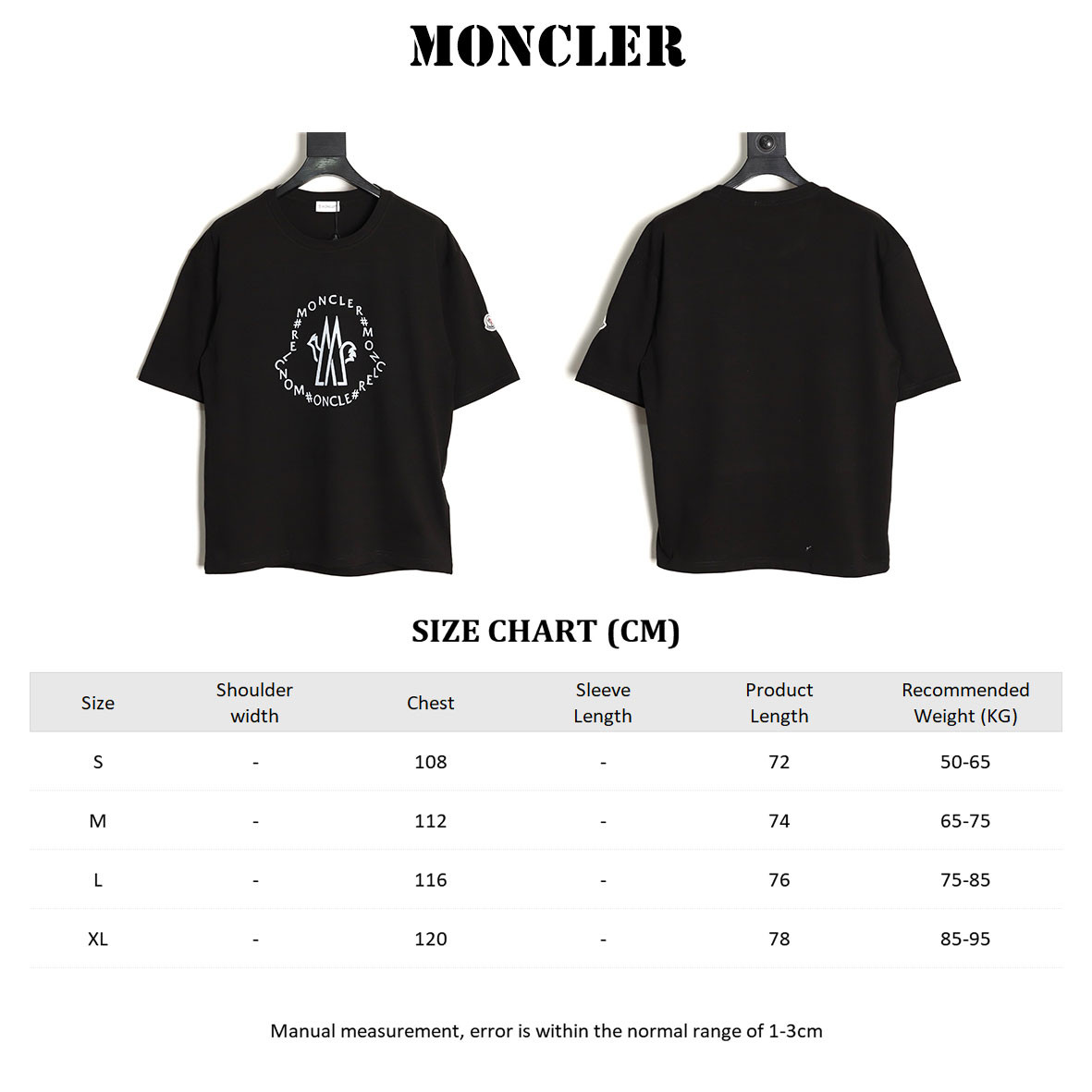 M0nc1er short-sleeved t-shirt