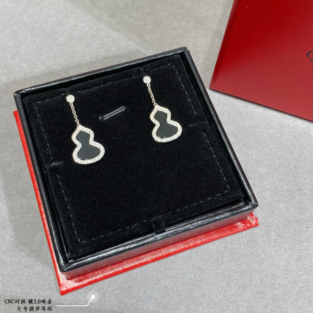 Qee1in large gourd earrings
