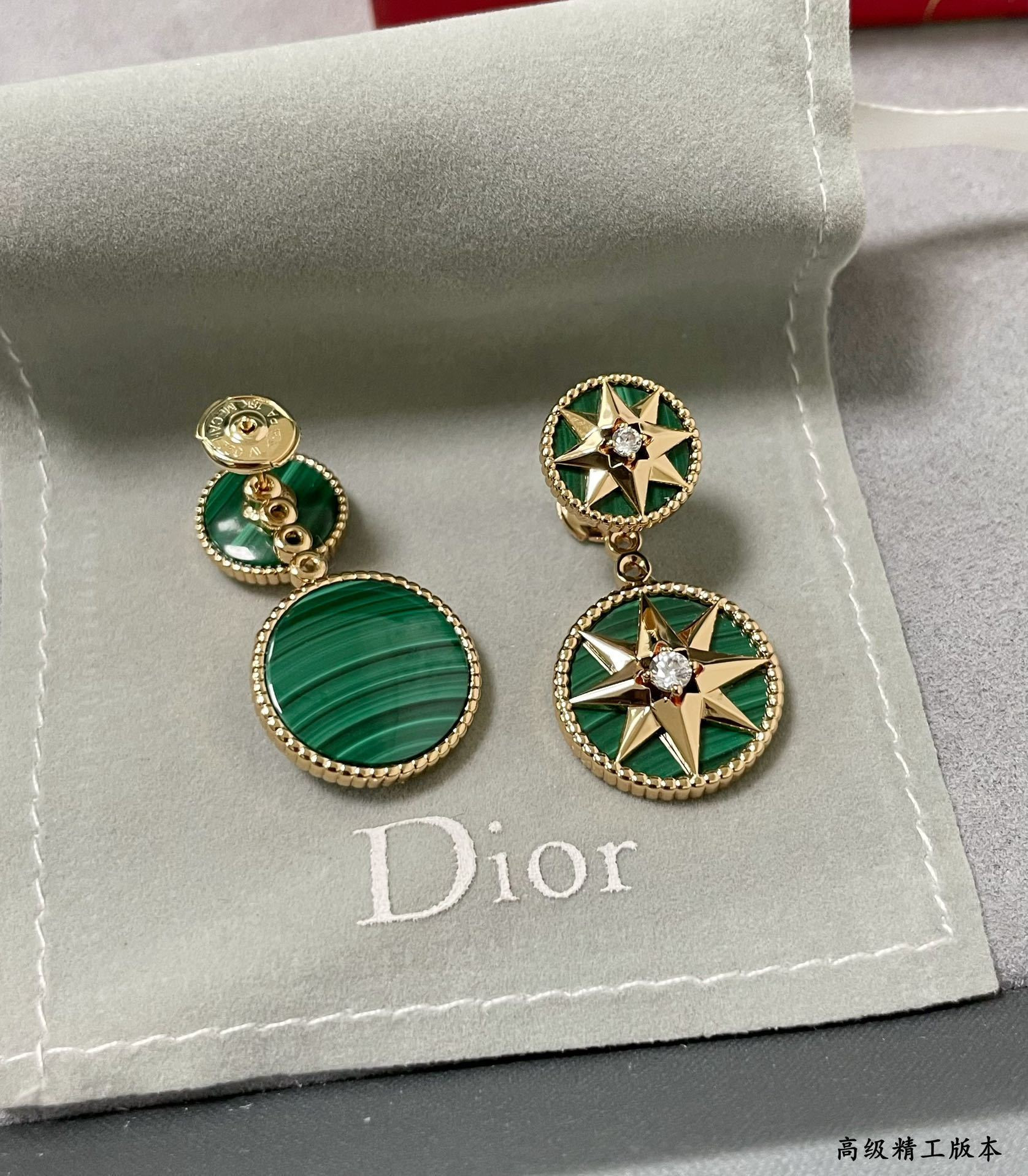 D*or rose des vents earrings