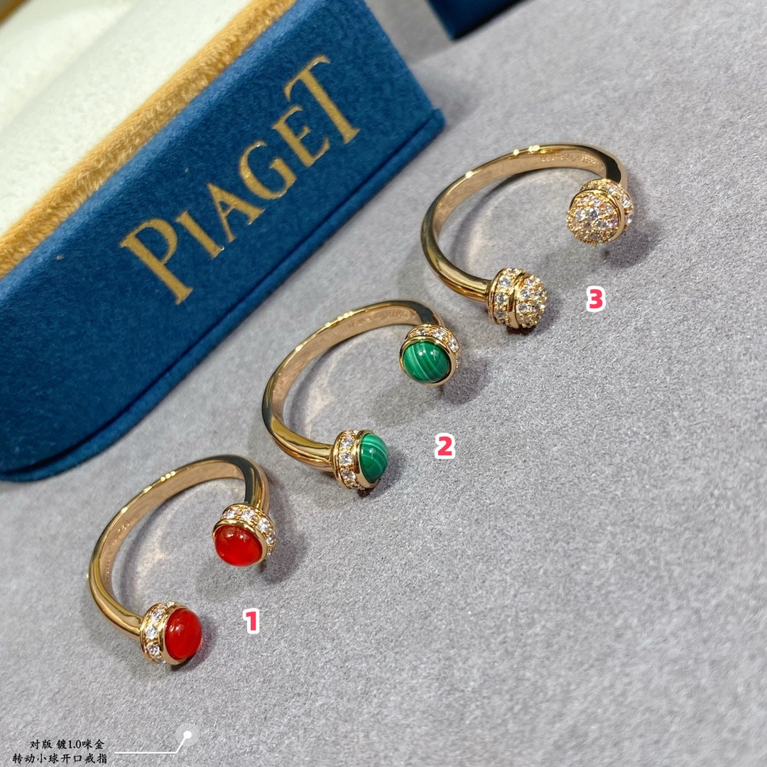 P1aget rotating ball open ring