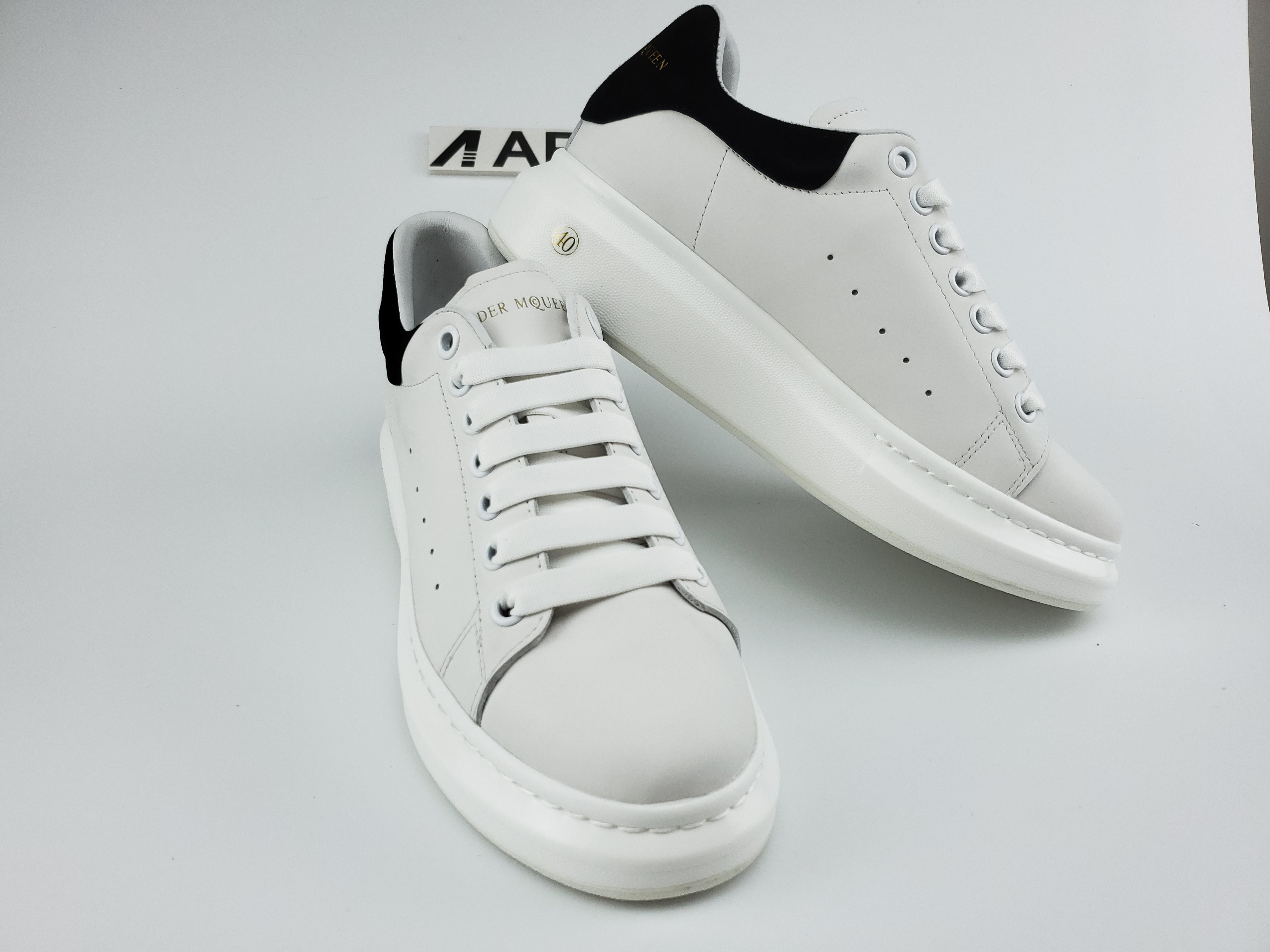 ale*d*r M*Q*en runway platform trainers white