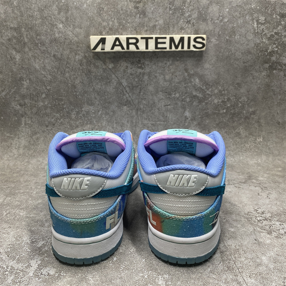 UA Nike SB Dunk Low Futura Laboratories Bleached Aqua