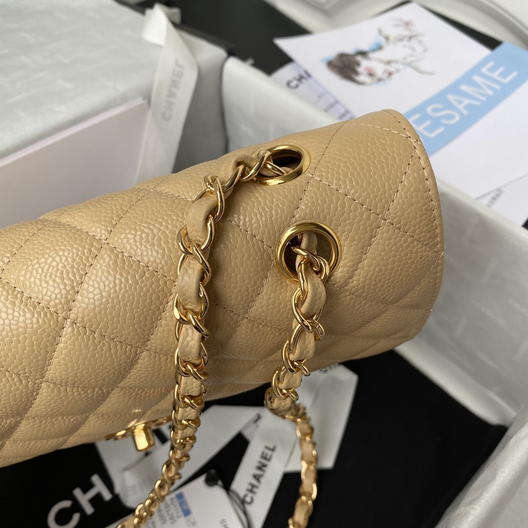 Ch*el classic flap bag 15.5×25.5×6.5cm
