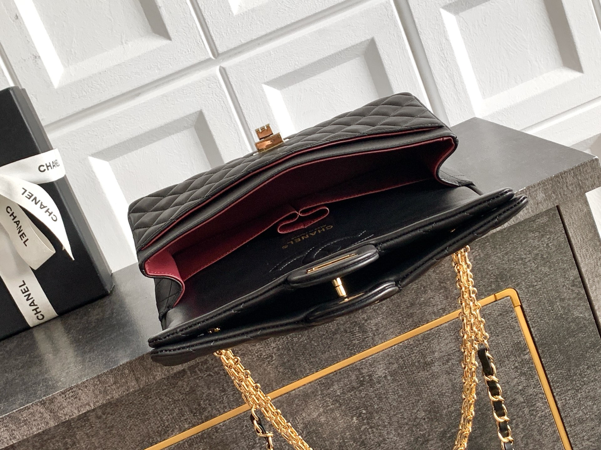 Ch*el flap handbag 25.5x15.5x6.5cm