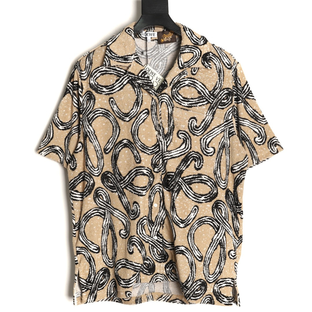 L0ew* short-sleeved shirts suit