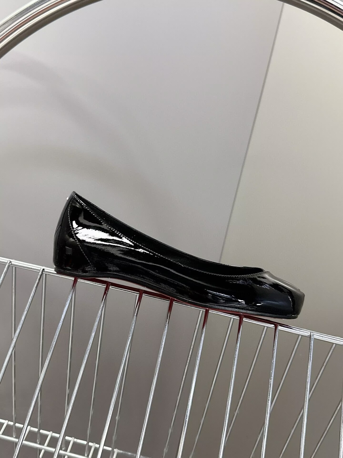ua Ch**an louboutin marlougiela ballerinas patent calf leather