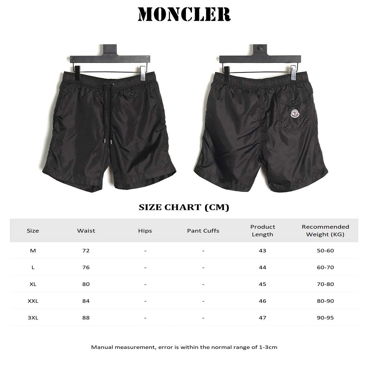 M0nc1er shorts