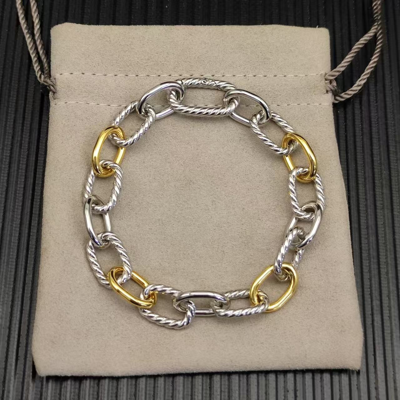 dau1d Yvrm*n 8.5mm buttonhole bracelet(chain length 21cm)
