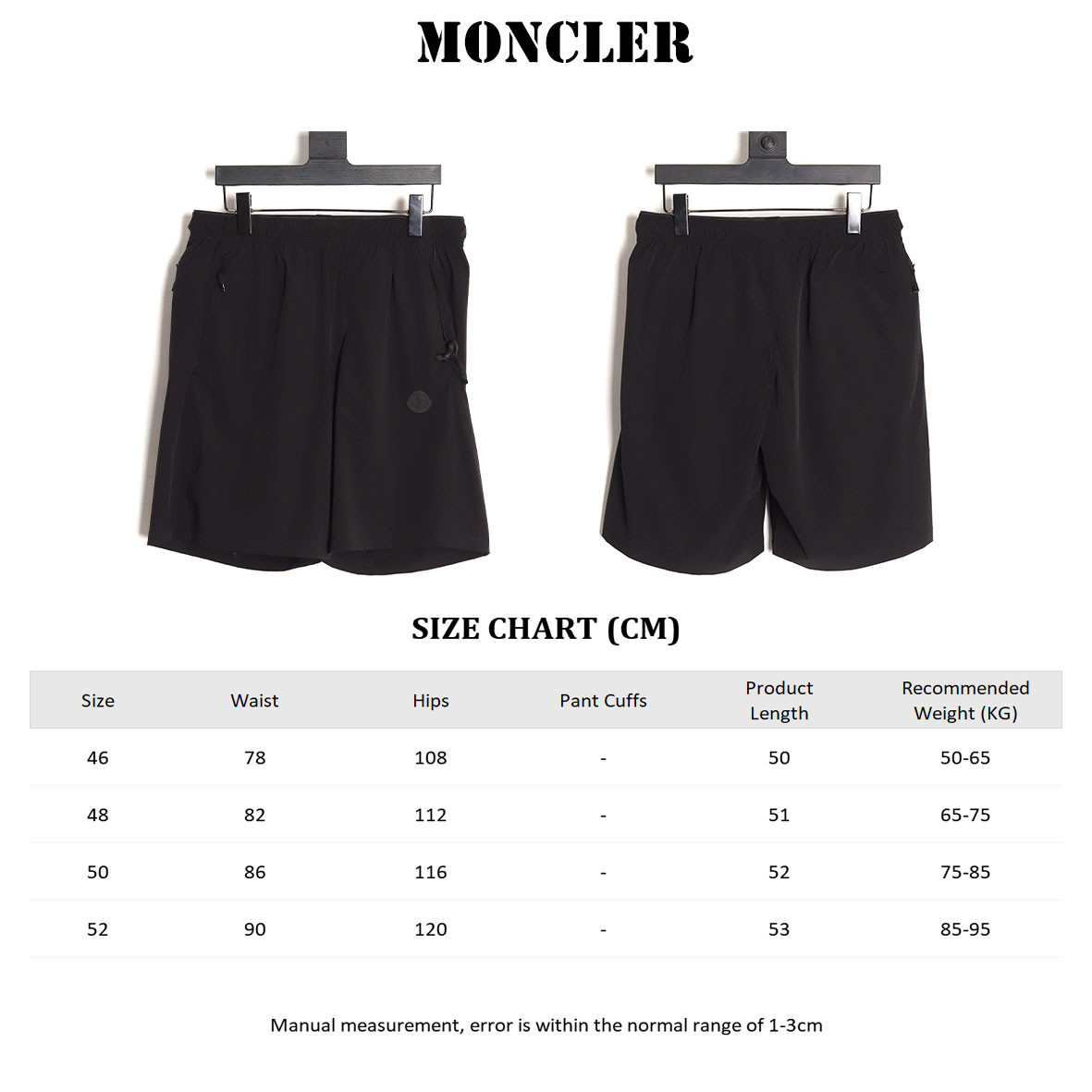 M0nc1er mc shorts