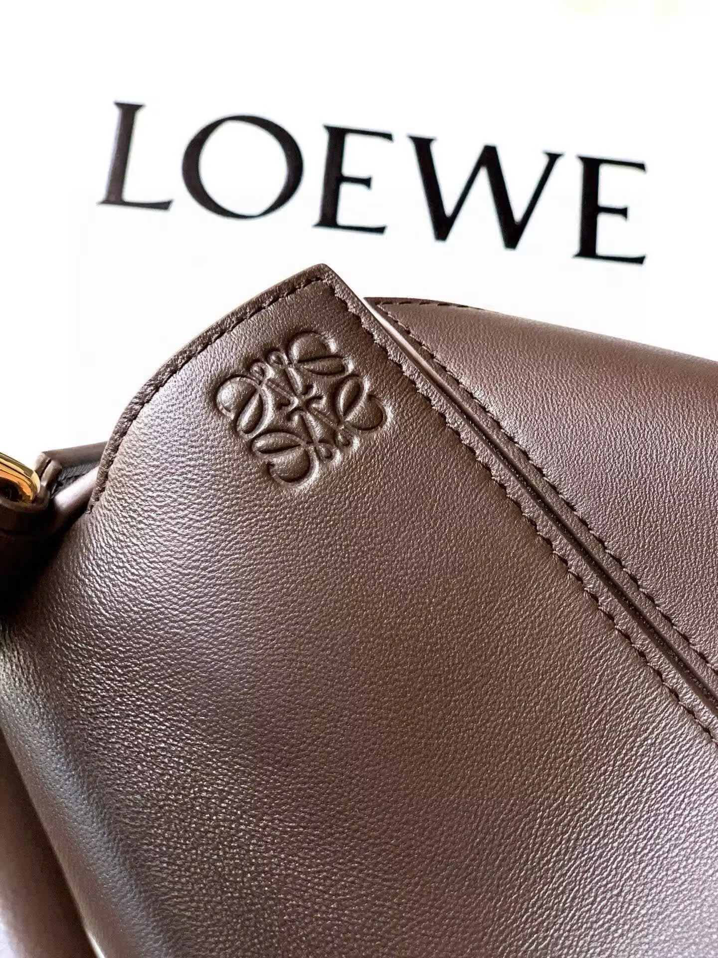 L0ew* small featherlight puzzle bag in nappa lambskin 16.5x24x10.5cm