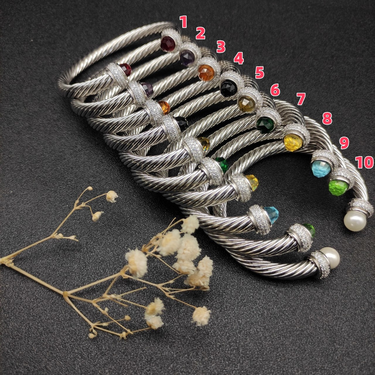 dau1d Yvrm*n 7mm full di*m*nd bracelet (wrist circumference 15-20cm)