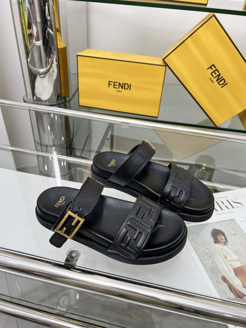 ua F**di feel ff double band sandal