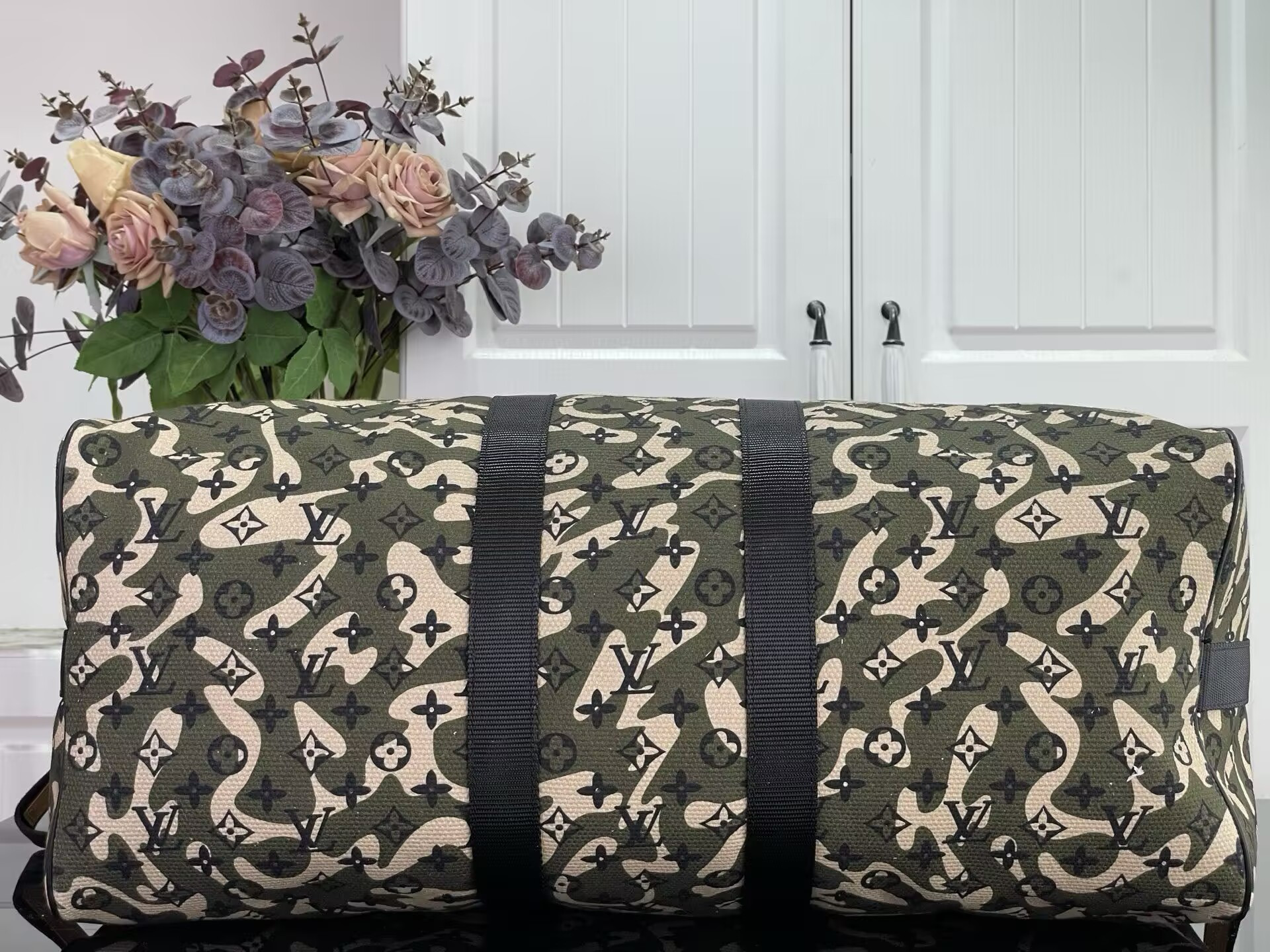 LV x TM Keepall Bandoulière 55 M95774 55x31x26cm