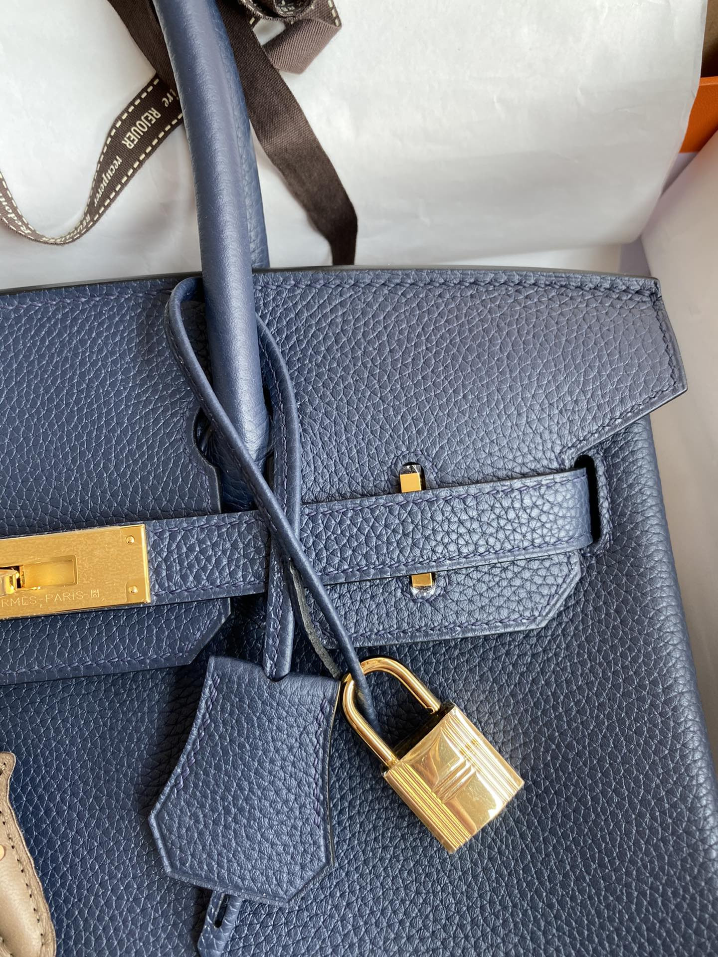 H**mes birkin gold 25 30 35(horse charm not included)