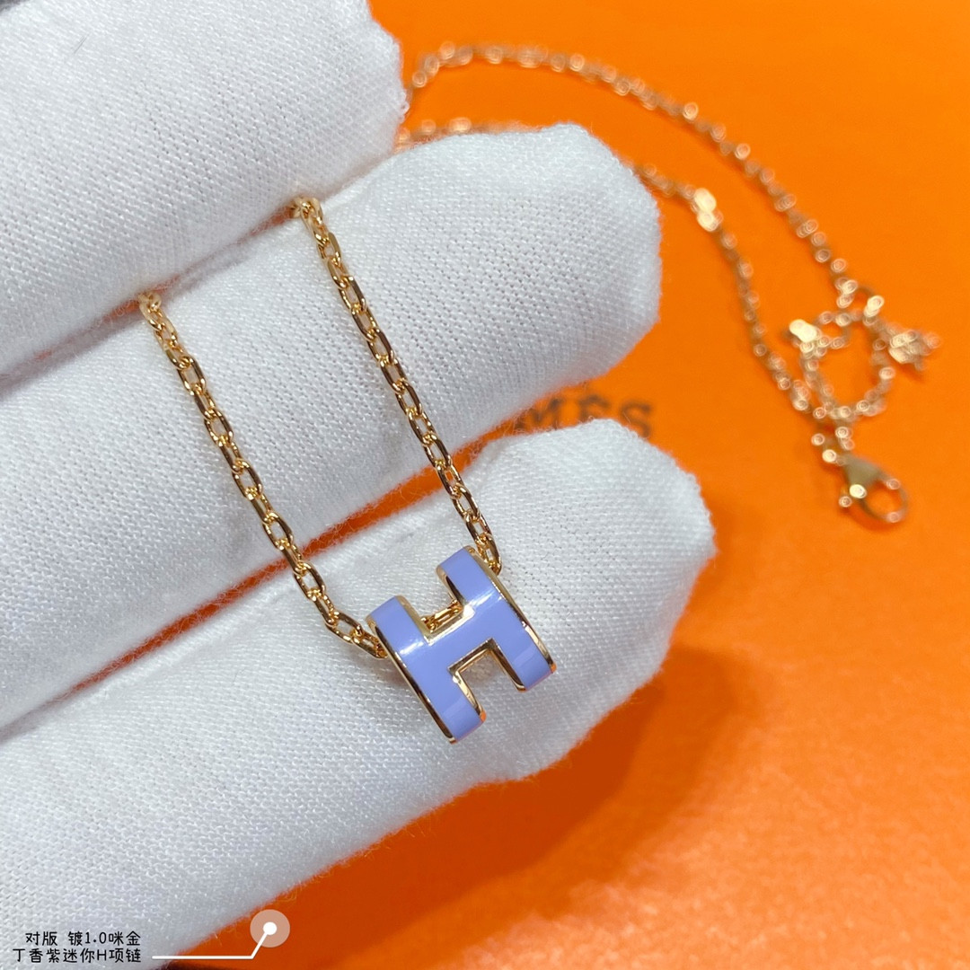 H**mes mini h linglong necklace