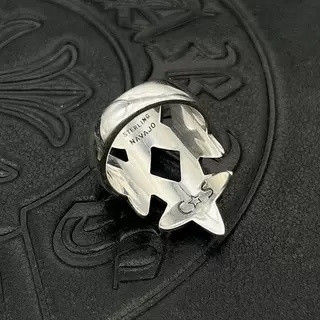 Ch**me He**ts four-layer star pentagon ring