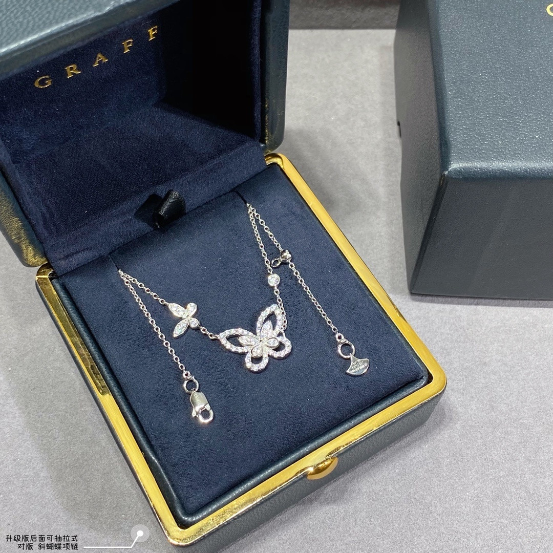 Gr*ff di*m*nd butterfly necklace