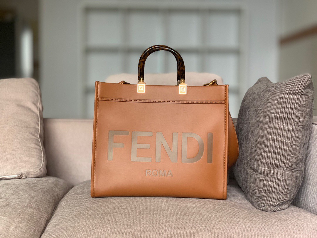 F**di sunshine medium tote shopping bag