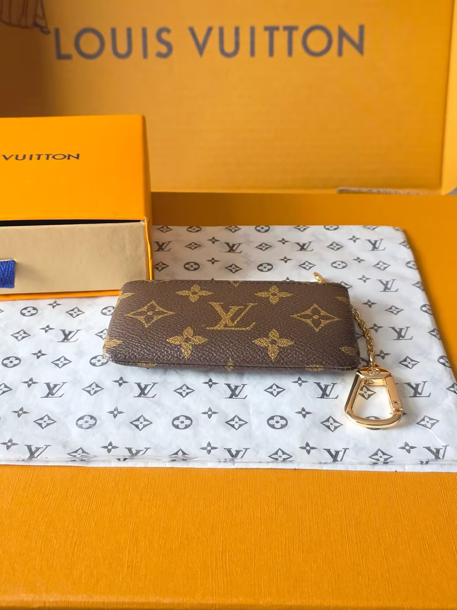 l0*is V*t0n monogram canvas key case m62650 12x7x1.5cm