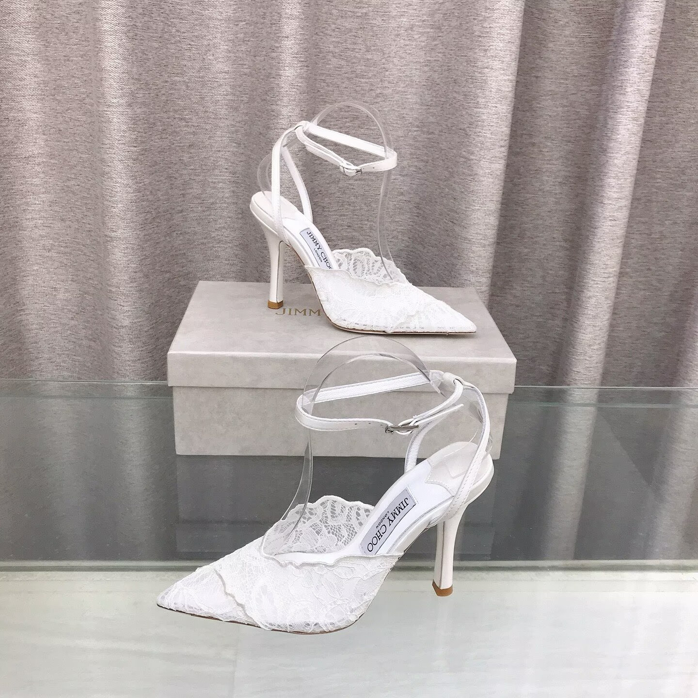 ua Ji*y Ch* slingbacks 10cm heel