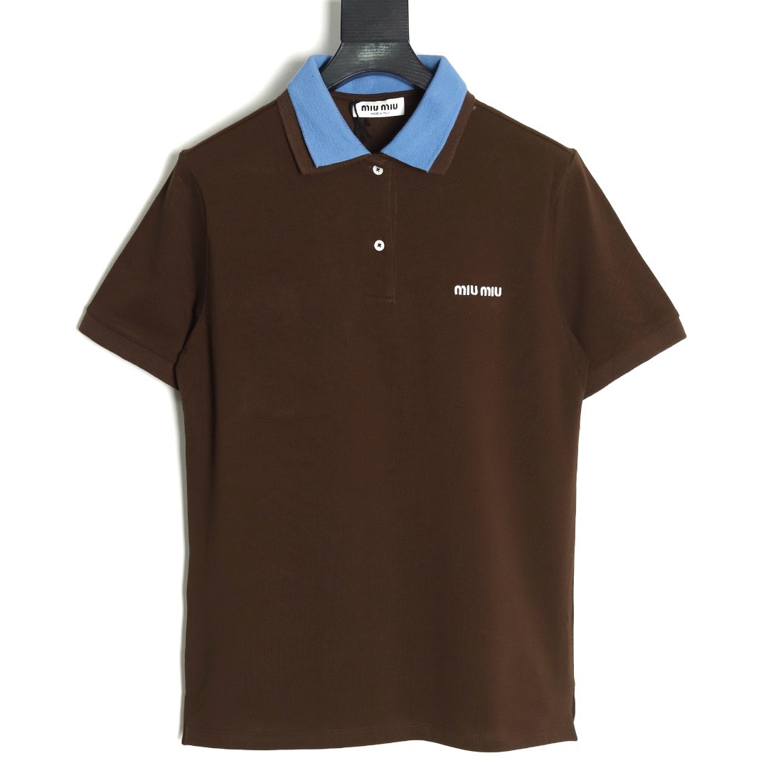 M1v M1v mm short-sleeved polo shirt