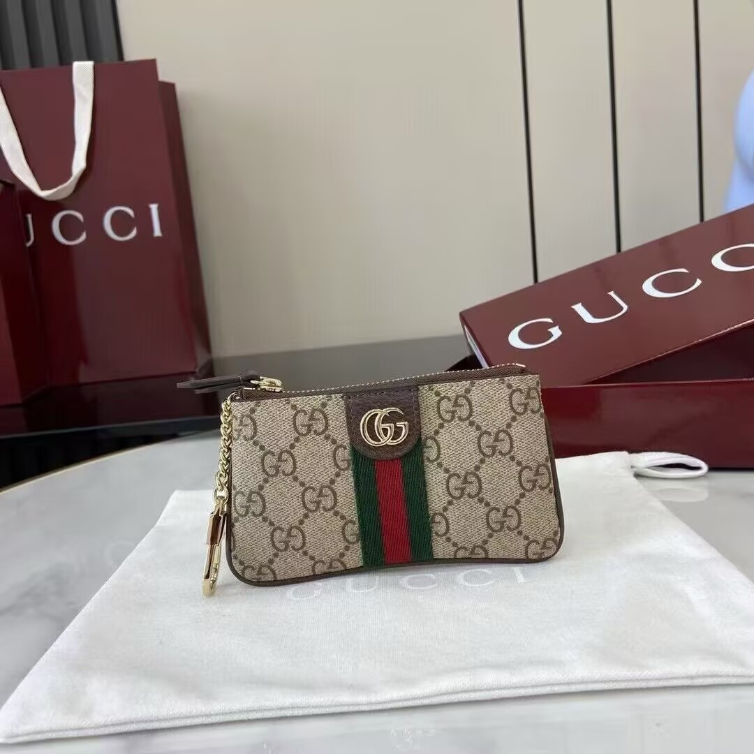 G*u*i ophidia zip key pouch