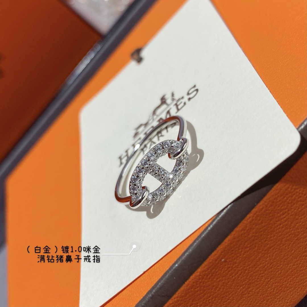 H**mes farandole collier de chien full di*m*nd ring