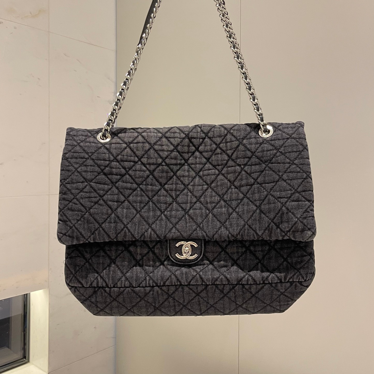 Ch*el flap bag 42x22cm
