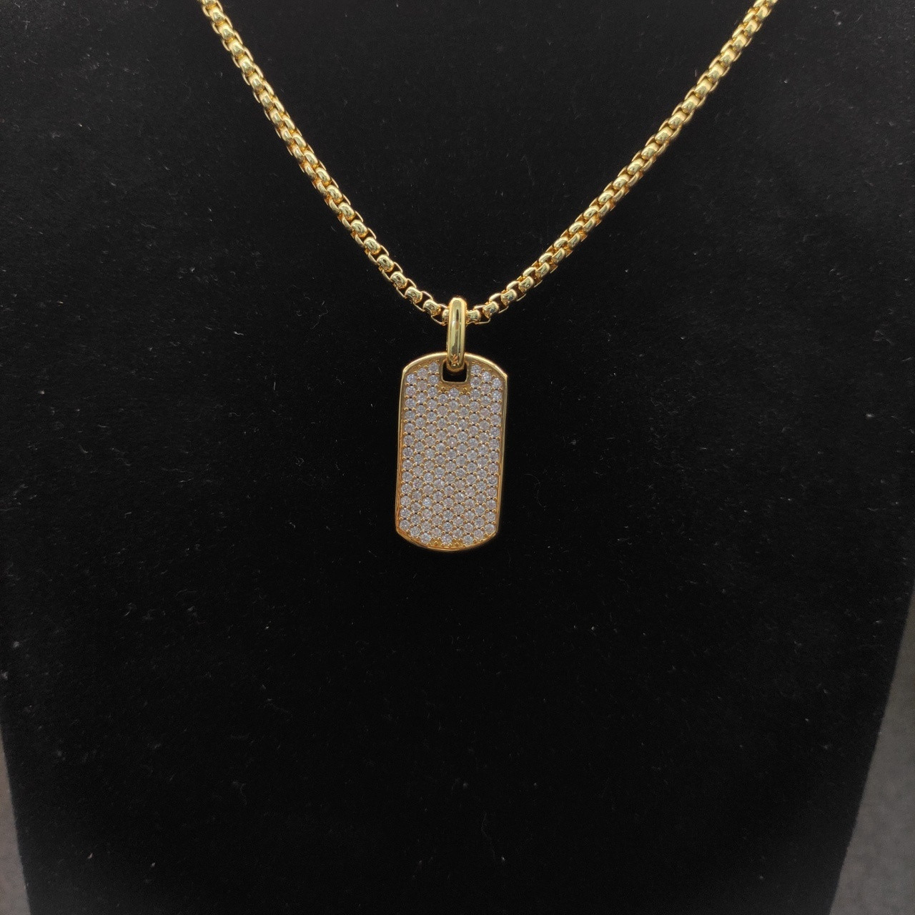 dau1d Yvrm*n brand necklace(chain length 50+5cm delay chain chain thickness 3mm)